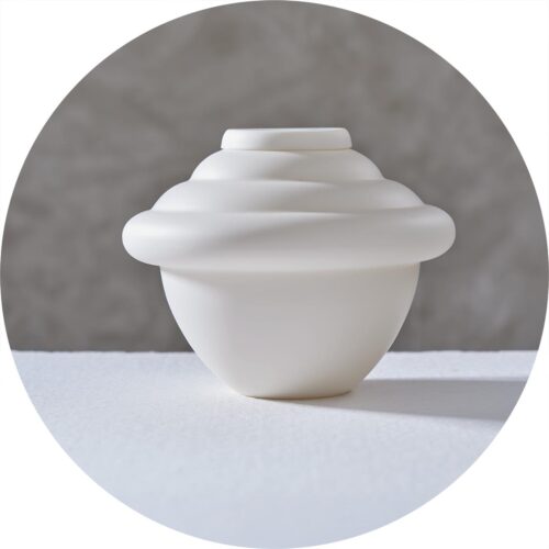 Urn Wolk vooraanzicht Urn Wolk vooraanzicht